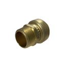 Xfitting Push Fit 1 Inch To 1 Inch Male NPT Adapter Brass Body For Copper CPVC And PEX Piping ANSI NSF Certified Fitting