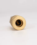 1/4-Inch Quick Connect Fittings Set For Air Compressors - Brass Air Coupler, showing knurled sleeve and internal view