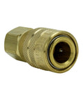 M-Style Quick Connect Air Coupler One Quarter Inch NPT Female Brass, Kwik-Change Interchangeable With Most Brands, MIL-C-4109