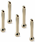 Five Piece Brass Ball CNC Coolant Nozzle Set With 12mm Ball Diameter And 45mm Length Slanted Hole For Jewelry Lathes