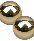 2Pcs Brass Exercise Ball 1.5 Inch Golden Solid Copper Metal Baoding Balls for Hand Therapy Stress Relief, Chinese Kung Fu Massage Acupressure Tool