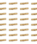 Hidden Concealed Brass Barrel Hinges For Wooden Jewelry Boxes And Keepsake Cases With Invisible Cylinders 32 Pack Solid Brass