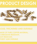 Hidden Concealed Brass Barrel Hinges For Wooden Jewelry Boxes And Keepsake Cases With Invisible Cylinders For Small Cabinet Doors 20mm 32 Pack DIY Friendly Built From Solid Brass For Long Life Corrosion And Tarnish Resistance By Nextpal displayed on a yellow background
