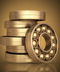 Stack of 100-Pac Bearing Balls with 6mm Precision H65 Brass Bearing Balls for Industrial Machinery and DIY Use