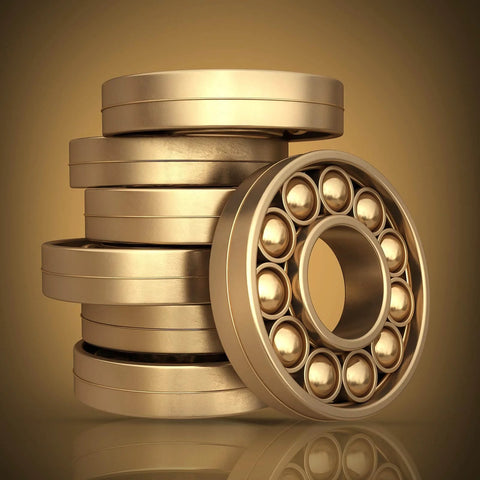 Stack of 100-Pac Bearing Balls with 6mm Precision H65 Brass Bearing Balls for Industrial Machinery and DIY Use