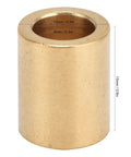8 Pieces Self Lubricating Brass Bearing Sleeve Set With 8mm Bore 12mm Outer Diameter 15mm Length For Smooth High Speed Sliding