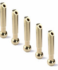 5 Piece 10mm Brass Ball CNC Nozzle Set With Slanted Hole Extend Coolant Nozzle For Jewelry Lathes And Jewelry Carving Milling Machines