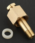 CGA-320 Brass Regulator Nut And Nipple With Washer For CO2 Gas Regulator Inlet Fittings Repair Part Heat Resistant And Anti Leak