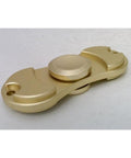 Brass color Aluminum Dual Fidget Hand Spinner Toy 42Q - VXB Ball Bearings