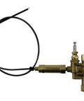 Half Inch NPT All-In-One Combination Pilot Valve Unloader Valve And Check Valve With Throttle Control Cable For Eight To Thirteen Horsepower Gas Powered Air Compressors 140 175 PSI 36 Inch Throttle Cable Included.