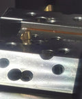 10 Pack M5 Brass Ball Coolant Nozzles With Screw Lock for CNC lathes installed on metal surface