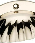 Brass Cup Handle With Elegant Scalloped Shell Design Pack Of 4 For Drawer And Cabinet Pulls ideal for kitchen cabinets.