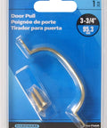 Brass Finish Utility Pull Three And Three Quarters Inch With Matching Screws And Mounting Instructions for cabinets and windows