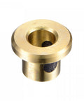 Flanged Sleeve Bearing Brass With Graphite Self Lubricating Oilless Wrapped Bushing, visible bore 5mm, OD 7mm, flange 11mm dia.