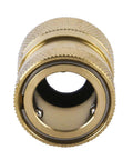 Brass Garden Hose Quick Connect Kit With 3 Female Couplers And 6 Male Nipples For 3/4 Inch GHT Water Hose Connectors Durable Leak Free Quick Connect System