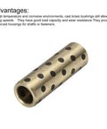Brass Graphite Oilless Sleeve Bearings Set Of 3 12mm Bore 18mm Outer Diameter Self Lubricating Wrapped Graphite Bushing advantages