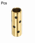 4 Pack Sleeve Bearings 8mm Bore 11mm OD 30mm Length Brass Graphite Oilless Self Lubricating Bushings Front View