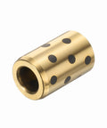 4 Pieces Sleeve Bearings 8mm Bore 15mm OD 24mm Height Wrapped Graphite Impregnated Cast Brass Oilless Bushings Self Lubricating