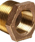 Durable Brass Hex Bushing Pipe Fitting 2 Inch Male To 1 Inch Female NPT Workhorse Plumbing And Industrial Connector With Corrosion Resistant Alloy High Temperature Tolerance Model 38110 3216 By Anderson Metals