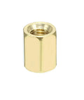 Brass Hex Standoff Spacer M3 Female Thread, 5mm Hex Width, 6mm Pillar Length for PCBs and Electronics, Durable Gold Tone