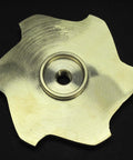 Martin Val-Pak Products Impeller Bronze 1-1-2 HP V40-456, brass impeller front view showing design and center hole