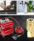 20 Pack One Quarter Inch Brass Female Industrial Couplers Bulk Kit For Air Hoses And Quick Connects, NPT Internal Fittings