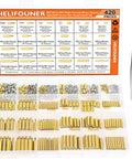 Brass M2 M2.5 M3 Spacers And Standoffs Kit With Screws Nuts And Tweezers 420 Pieces Pro Grade Gear Durable Hex Brass Hardware