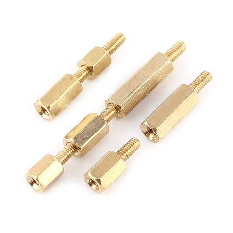 360 Piece Brass M2.5 Hex Threaded Standoff Set For PCBs And Machinery Male Female Spacer Pillars Nut Pillars Assortment Kit