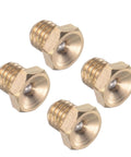 Push Button Grease Oil Cup For Lubrication System M6x1 Male Thread Hex Ball Oiler Nipple 4 Piece Kit, Brass Fitting