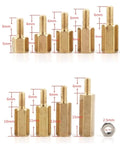 360 Piece Brass M2.5 Hex Threaded Standoff Set For PCBs And Machinery Male Female Spacer Pillars Nut Pillars Assortment Kit