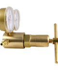 Nitrogen and Inert Gas High Pressure Regulator with 0-1400 PSI Output, brass body, CGA 580 connection, single stage piston style