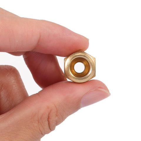 Heavy Duty Brass Quarter Inch NPT Male Industrial Air Hose Quick Connect Adapter Kit With Air Couplers And Plugs Ten Piece Set