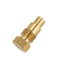Brass component of Oil Filter Block Adapter Kit AN10 For RB20 RB25 RB26 RB30 Engines showing intricate threading design.