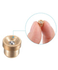 Brass Push Button Flange Oil Cup 5mm Ball Oiler For Lubrication System, close-up showing size and material, for machinery maintenance.