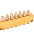 Industrial Brass Heavy Duty Oil Distributor With Adjustable Lubrication System And Divider Valve For Precise Flow Control