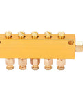 Adjustable Oil Distributor Brass Lube Piston Separator Manifold Block For Centralized Lubrication System On Milling Machines And CNC Lathes