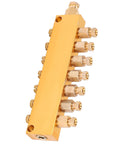 Industrial Brass Heavy Duty Oil Distributor With Adjustable Lubrication System And Divider Valve For Precise Flow Control