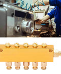 Adjustable Oil Distributor Brass Lube Piston Separator Manifold Block For Centralized Lubrication System On Milling Machines And CNC Lathes