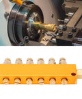 Adjustable Brass Oil Distributor with Piston Separator Divider Valve for CNC Machining Centers and Industrial Machinery