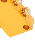 Close-up of Rugged Brass Oil Distributor Valve for CNC Machines, showing TK Type Adjustable Lubrication System with Piston Separator Divider