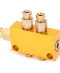 Rugged Brass Oil Distributor Valve For CNC Machines And Production Lines, TK Type Adjustable Lubrication System