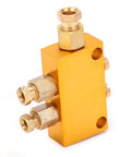 Rugged Brass Oil Distributor Valve For CNC Machines And Production Lines, TK Type Adjustable Lubrication System With Piston Separator Divider