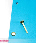 Round Head Brass Fasteners For Paper That Pierce Multiple Sheets No Punch Needed Secure With Bent Over Tines Durable Office Staples