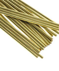 Brass Pipe Fittings Set Two Pieces Outer Diameter 25mm Varied Wall Thickness Inner Diameters 22mm 21mm 19mm 15mm Brass Capillary Hollow Tubing