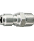 Brass Pressure Washer Adapter Set With Three Eighths Inch Quick Connect To Male NPT Fittings Includes Two Couplers Heavy Duty 5000 PSI Ready Brass Connectors For High Pressure Washers