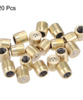 Brass Push Button Oil Cup For Lubrication Systems Ball Oiler 6x6mm Drip Mechanism 20 Pack Durable Mechanical Lubrication Supply