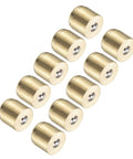 Set of 10 Brass Push Button Oil Cups With 8x8mm Male Thread Brass Ball Oiler Nipple for Continuous Drip Lubrication