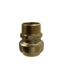 Xfitting Push Fit 1 Inch To 1 Inch Male NPT Adapter Brass Body For Copper CPVC And PEX Piping Quick Connect Fitting