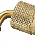 Go-To Low Loss Quick Coupler One Quarter Inch Male To Female 90 Degree Brass Fitting For Air Lines