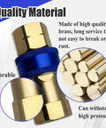 Three Quarter Inch Quick Disconnect Gas Fitting With Automatic Thermal Shutoff For Gas Appliances, brass material